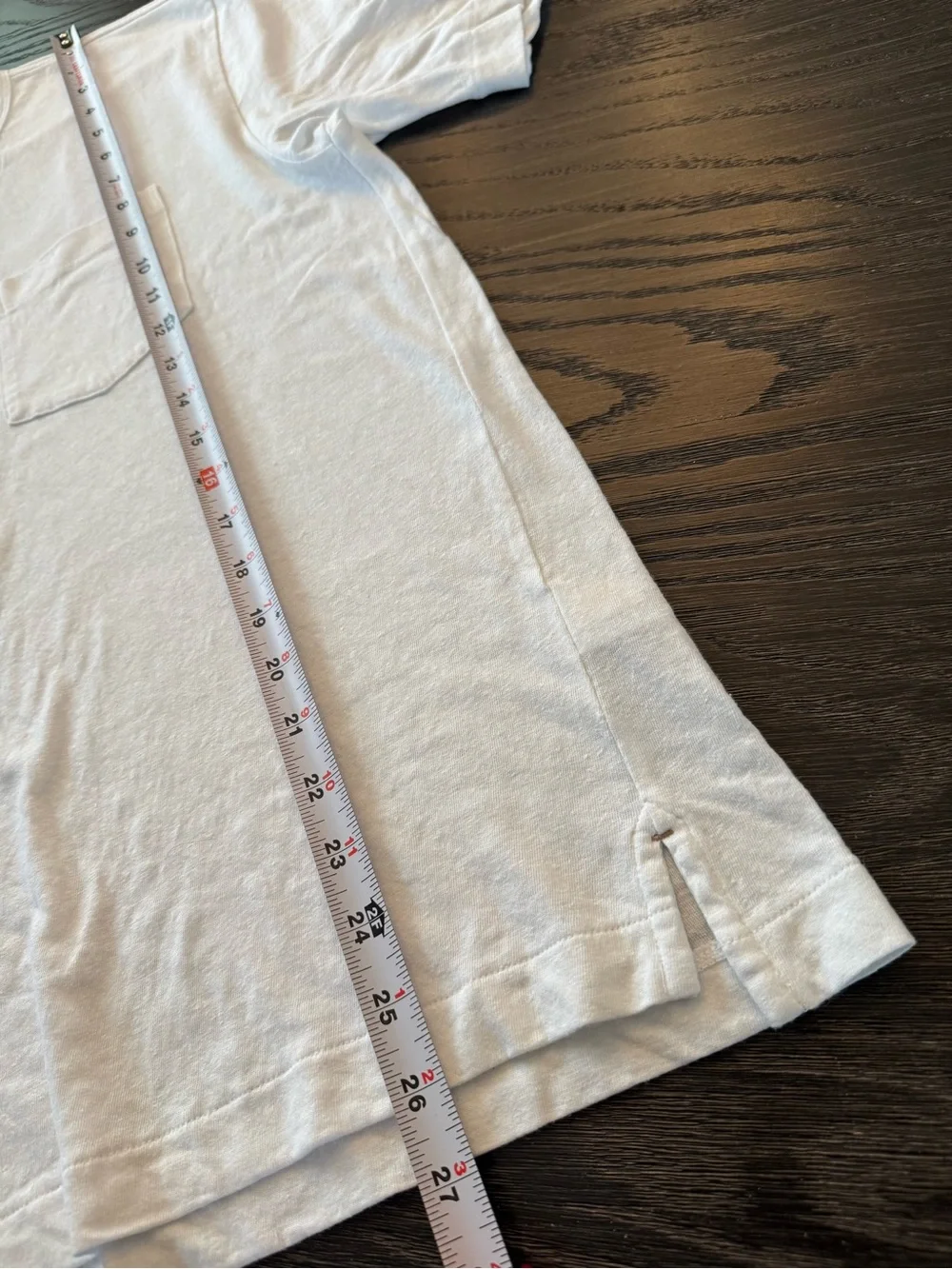 Banana Republic White Short Sleeve Pocket Tee